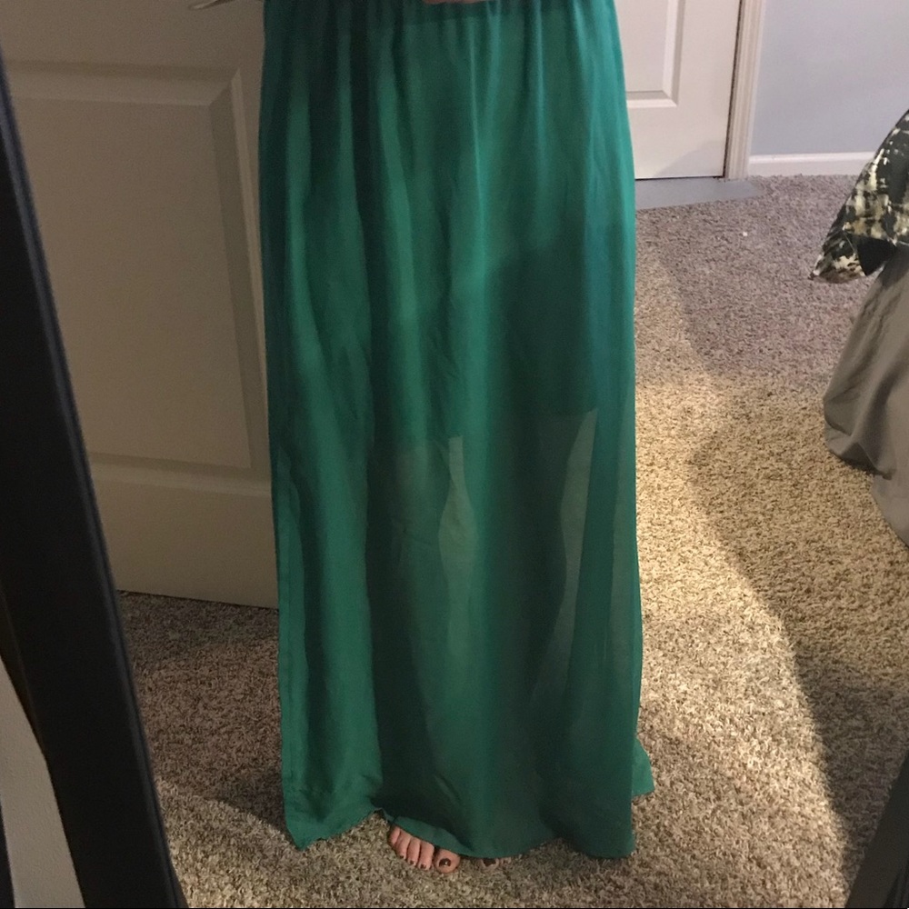 Sheer Maxi Skirt